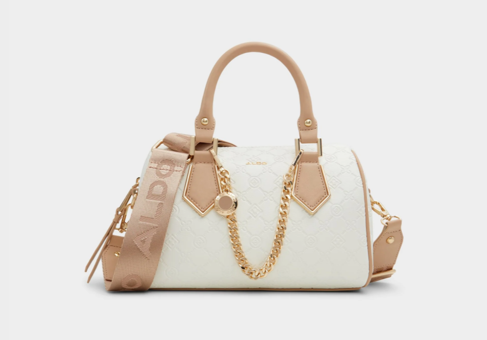 Aldo Lapilli Barrel Bag - Bone Multi
