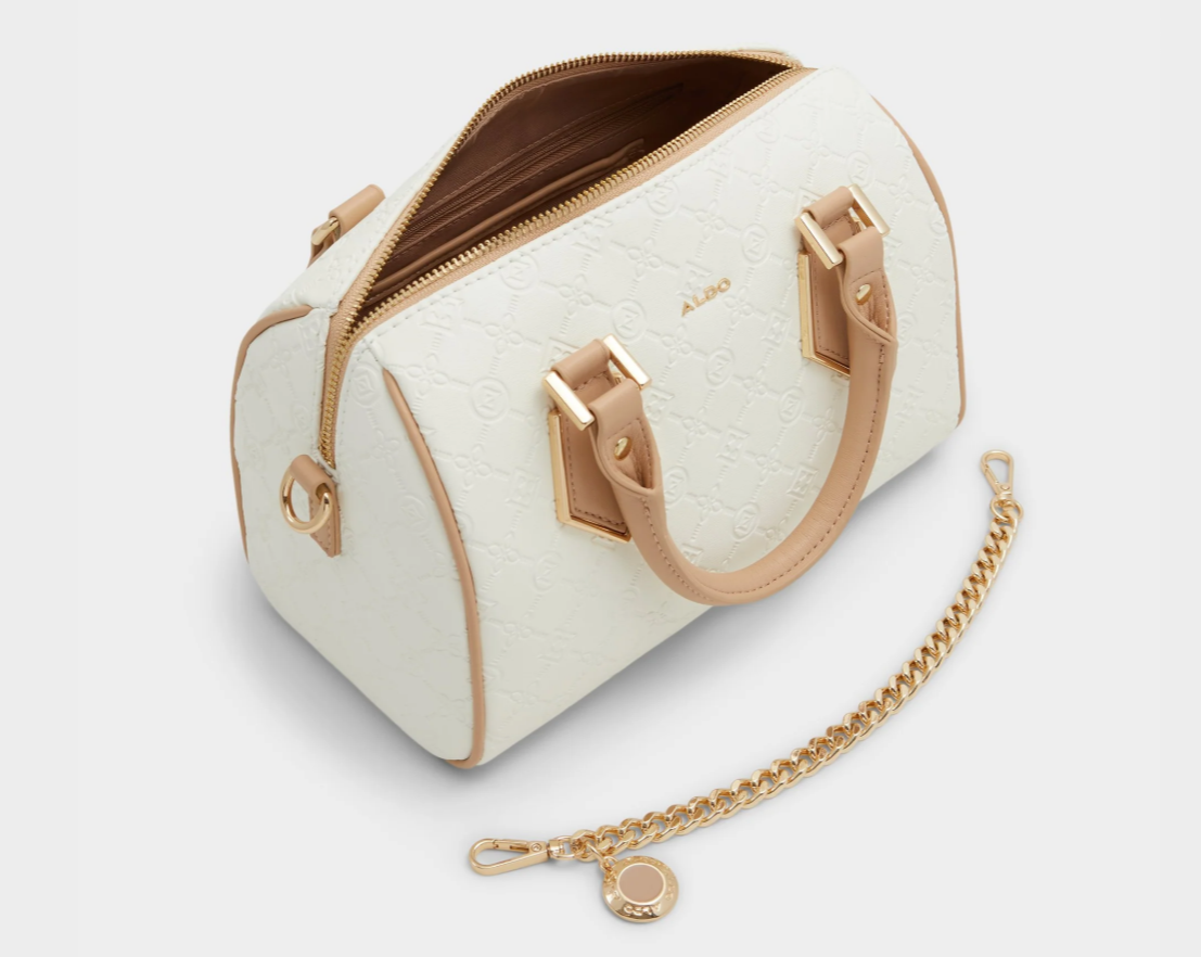 Aldo Lapilli Barrel Bag - Bone Multi