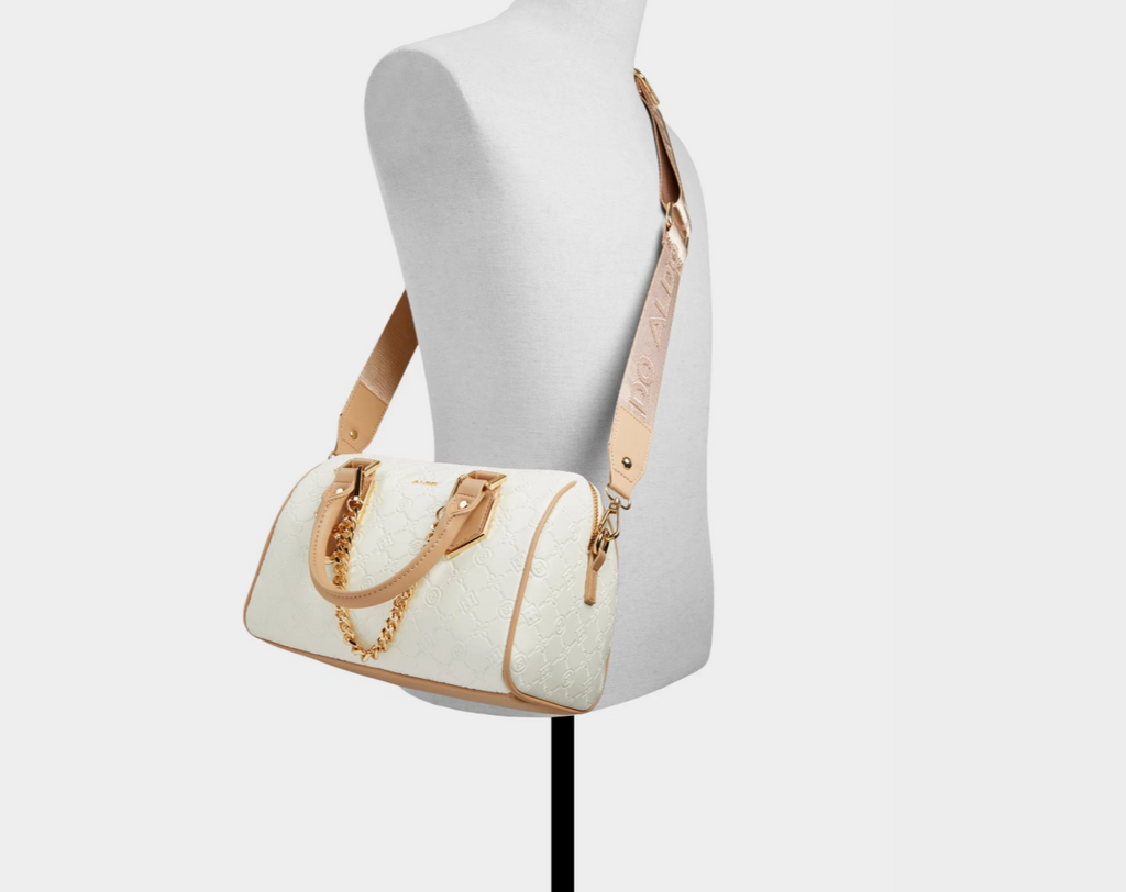 Aldo Lapilli Barrel Bag - Bone Multi