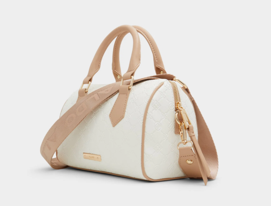 Aldo Lapilli Barrel Bag - Bone Multi