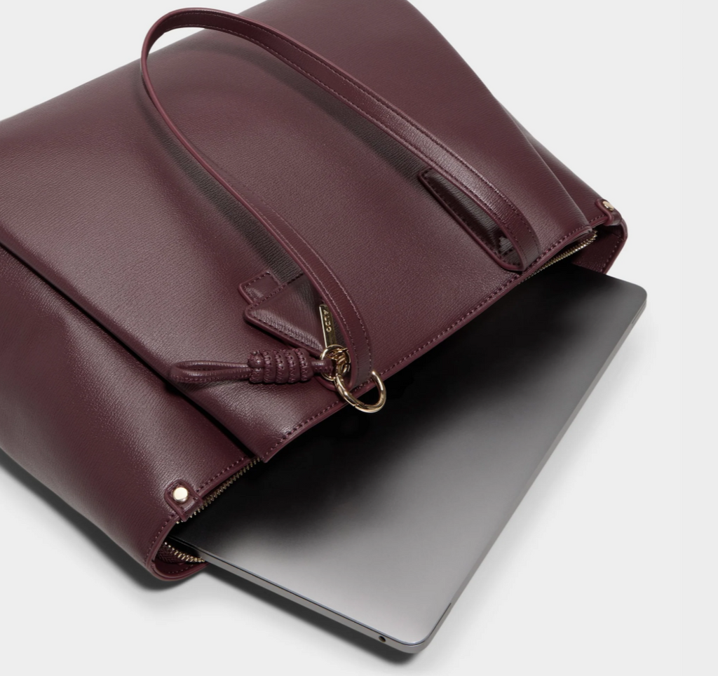 Aldo Abavas Satchel Bag - Bordo