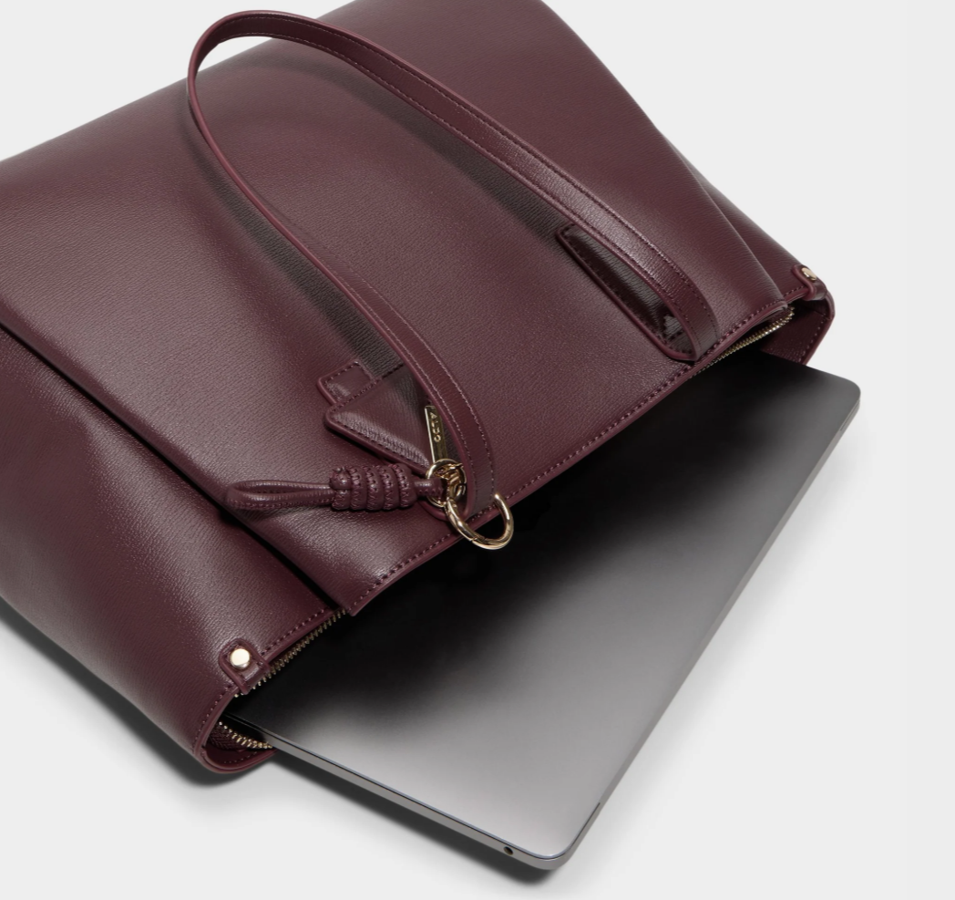 Aldo Abavas Satchel Bag - Bordo