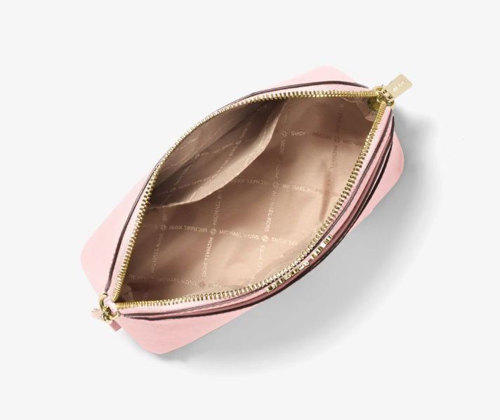 Michael Kors Jet Set Travel Medium Dome Crossbody Bag - Powder Blush