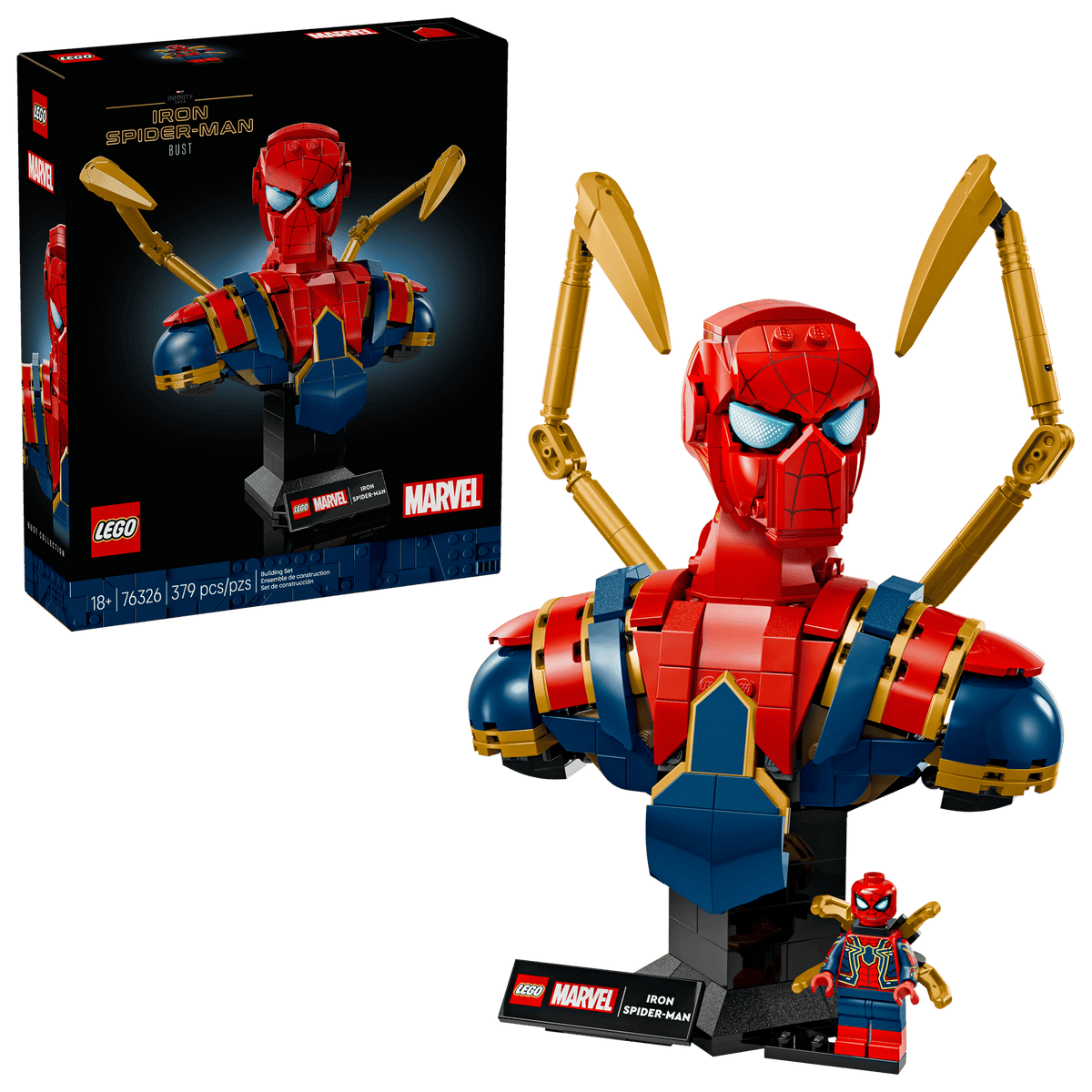 Marvel Iron Spider-Man Bust 76326