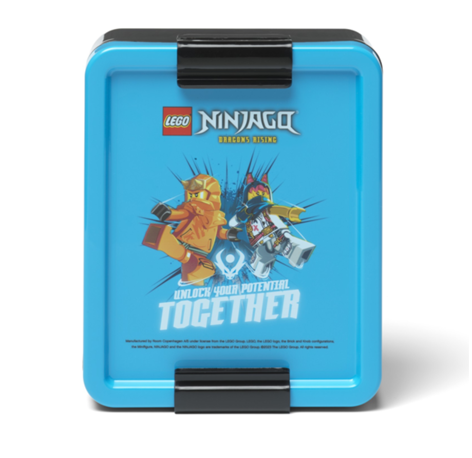 LEGO NINJAGO Dragons Rising Blue Lunch Set