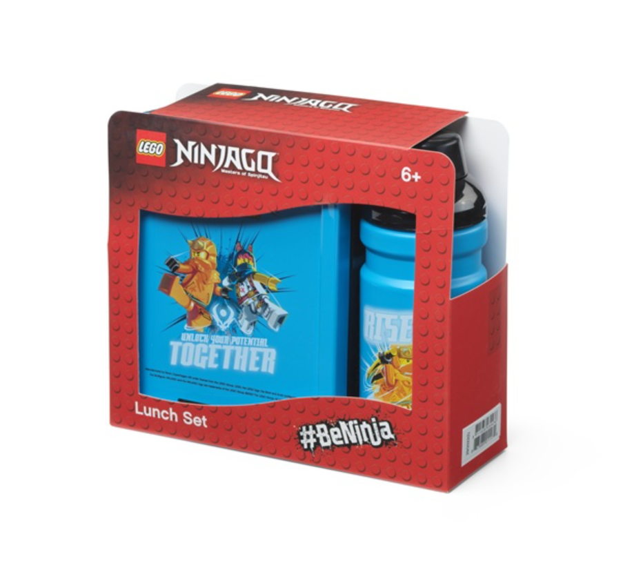 LEGO NINJAGO Dragons Rising Blue Lunch Set