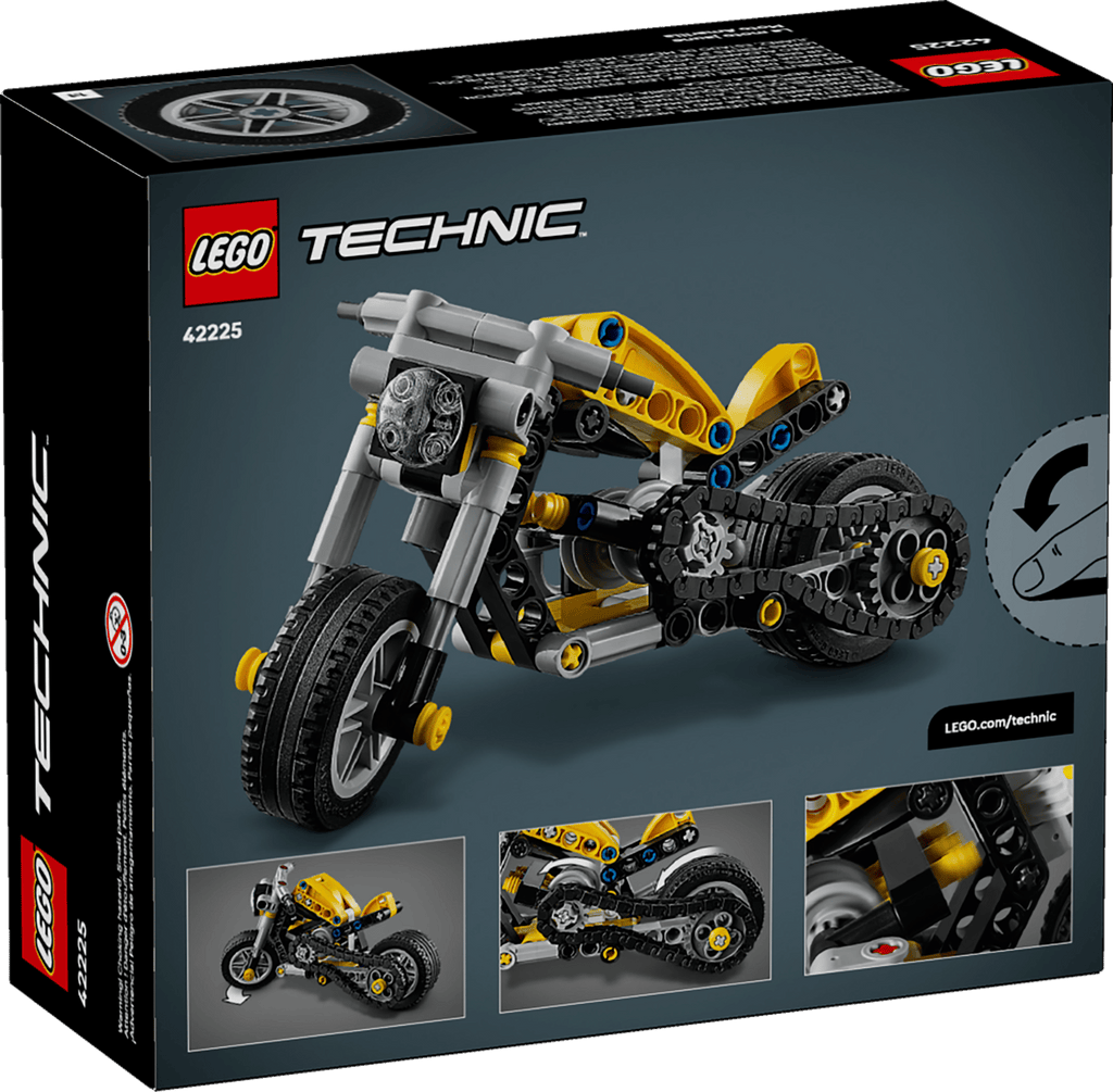 LEGO Technic™ Yellow Motorcycle 42225