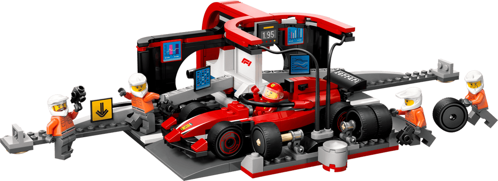 LEGO City F1® Pit Stop & Pit Crew with Ferrari Car 60443