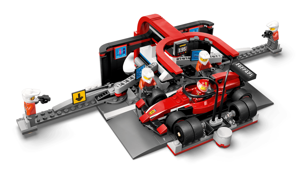 LEGO City F1® Pit Stop & Pit Crew with Ferrari Car 60443